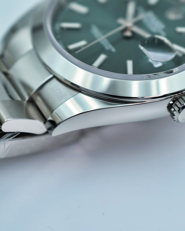 Rolex 126300 Datejust 41 with Mint Green Dial on Oyster
