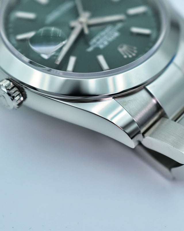 Rolex 126300 Datejust 41 with Mint Green Dial on Oyster