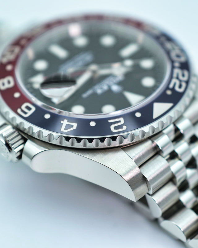 Rolex 126710BLRO GMT Master II on Jubilee (New Old Stock)