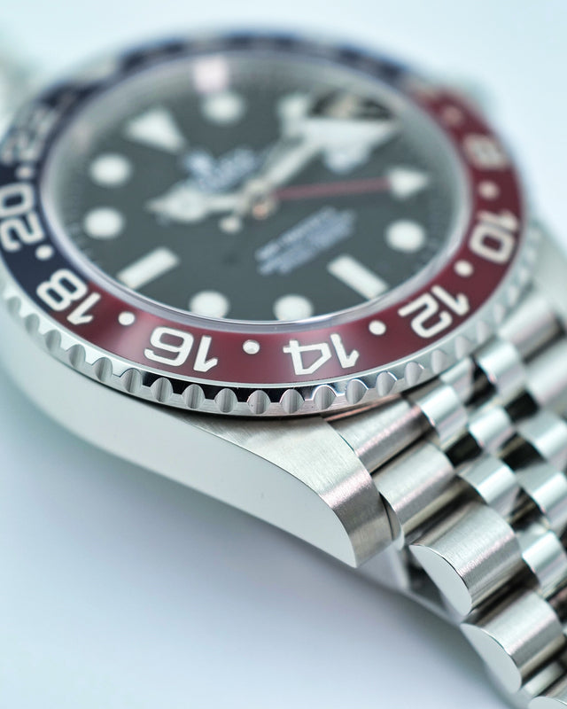 Rolex 126710BLRO GMT Master II on Jubilee (New Old Stock)