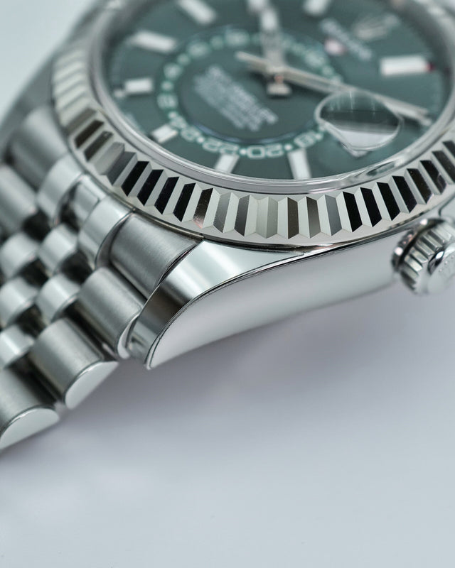 Rolex 336934 Sky-Dweller with Mint Green Dial on Jubilee