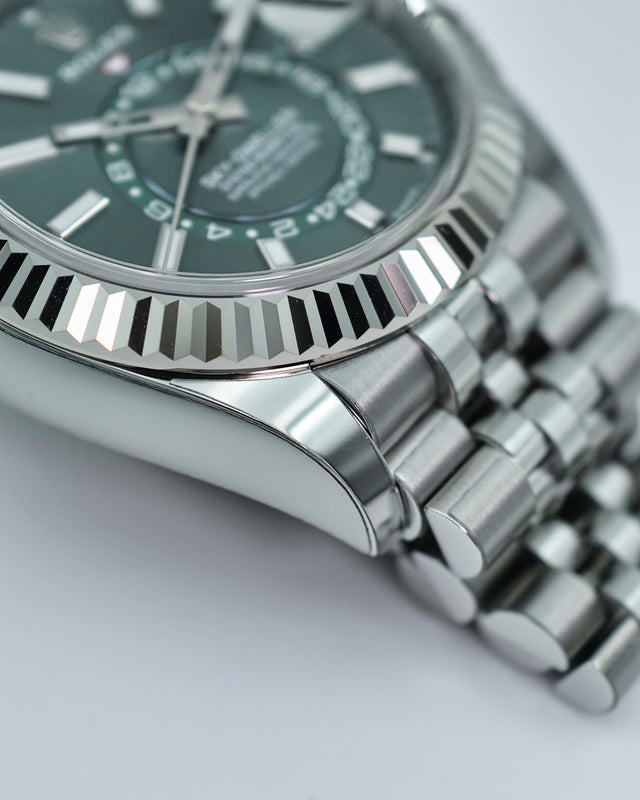 Rolex 336934 Sky-Dweller with Mint Green Dial on Jubilee
