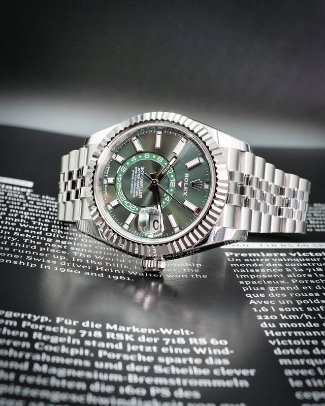 Rolex 336934 Sky-Dweller with Mint Green Dial on Jubilee
