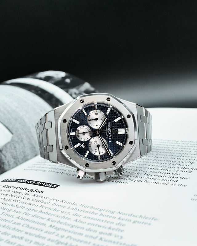 Audemars Piguet 26331ST Royal Oak Chronograph with Blue Dial