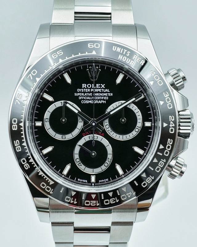 Rolex 126500LN Cosmograph Daytona with Black Dial (New Model)