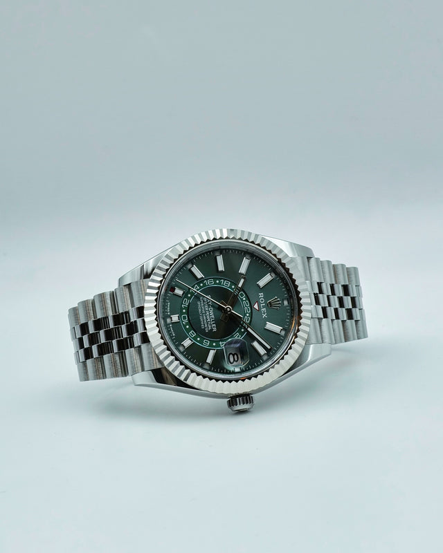 Rolex 336934 Sky-Dweller with Mint Green Dial on Jubilee