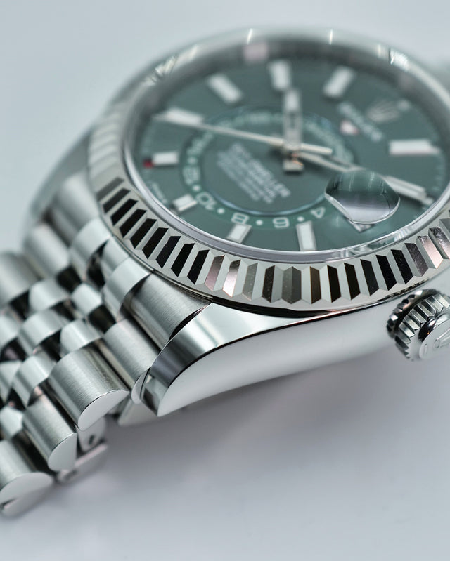 Rolex 336934 Sky-Dweller with Mint Green Dial on Jubilee