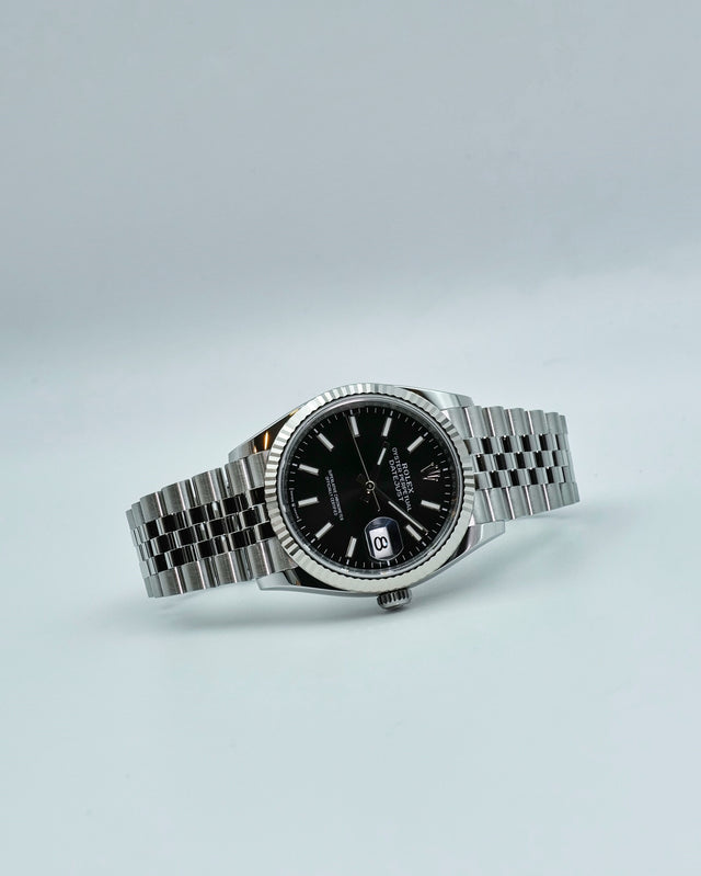 Rolex 126234 Datejust with Black Dial on Jubilee