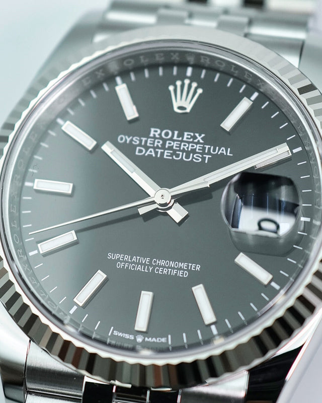 Rolex 126234 Datejust with Black Dial on Jubilee