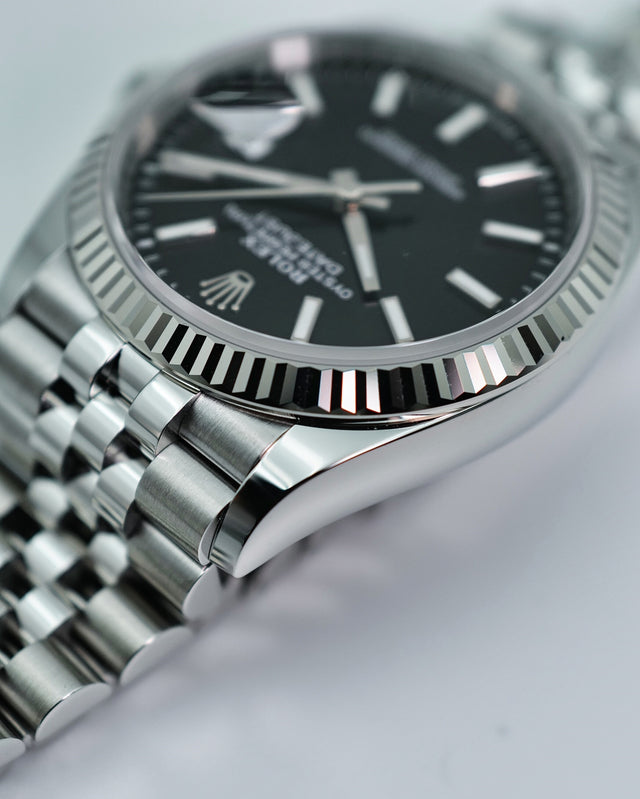 Rolex 126234 Datejust with Black Dial on Jubilee