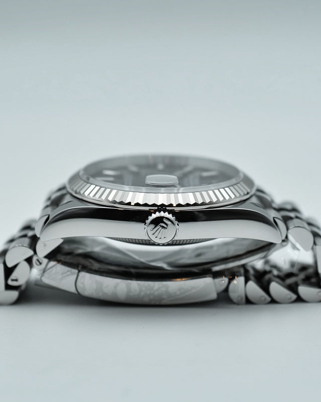 Rolex 126234 Datejust with Black Dial on Jubilee