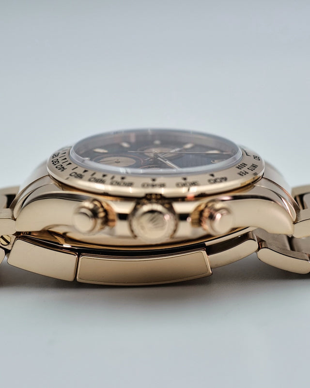 Rolex 116505 Cosmograph Daytona 18K Rose Gold with Black Dial