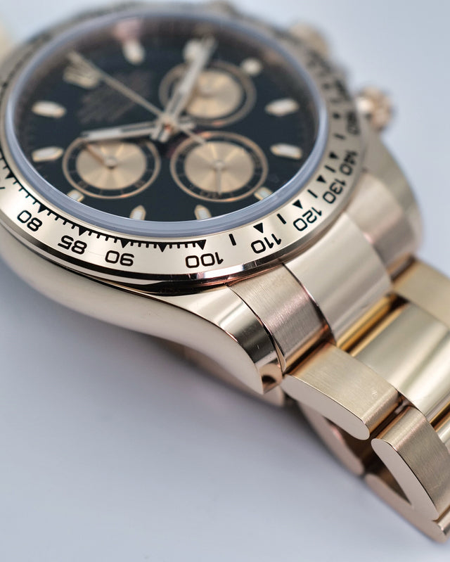 Rolex 116505 Cosmograph Daytona 18K Rose Gold with Black Dial