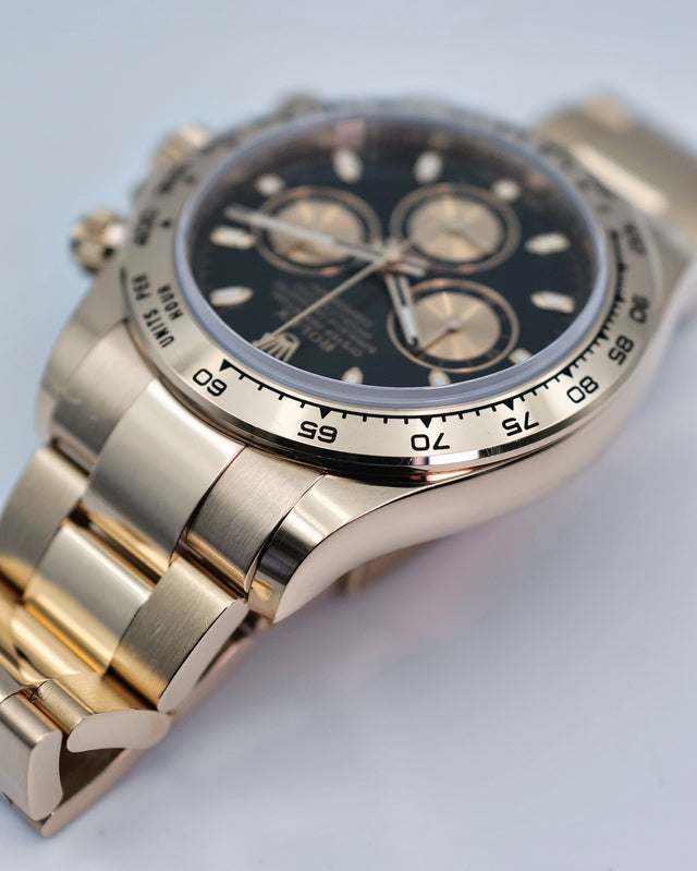 Rolex 116505 Cosmograph Daytona 18K Rose Gold with Black Dial