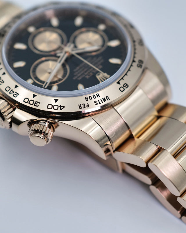 Rolex 116505 Cosmograph Daytona 18K Rose Gold with Black Dial