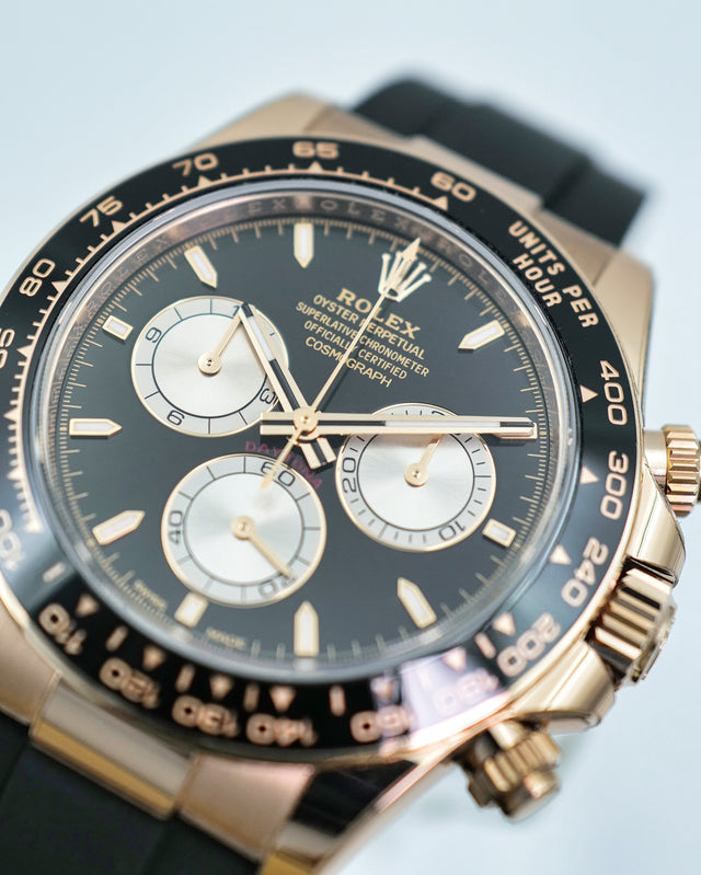 Rolex 126515LN Cosmograph Daytona 18K Rose Gold with Black Dial