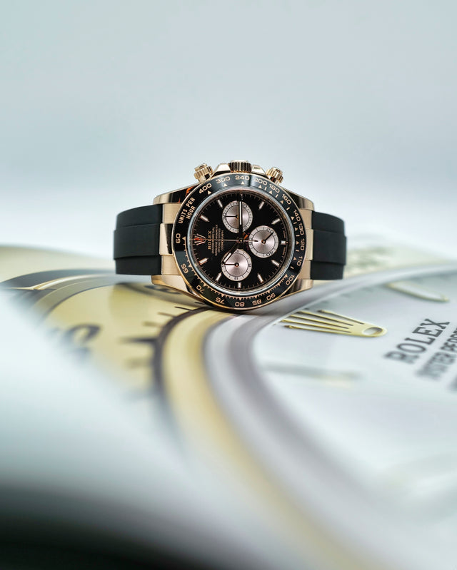 Rolex 126515LN Cosmograph Daytona 18K Rose Gold with Black Dial