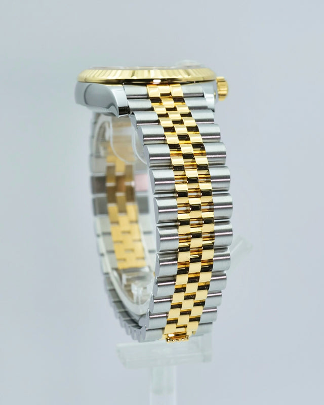 Rolex 278273 Datejust 18K/SS with Silver Roman Dial on Jubilee