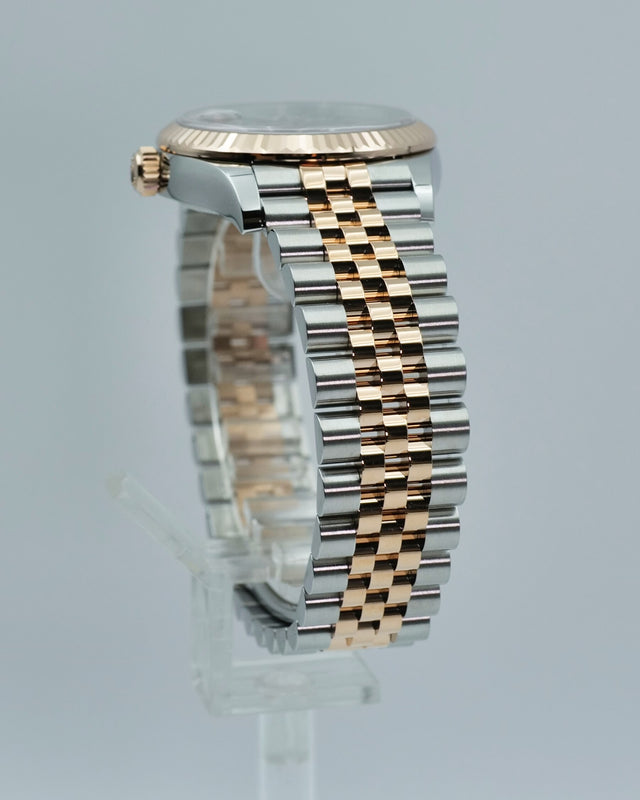 Rolex 278271 Datejust 18K/SS with Chocolate Roman Dial on Jubilee