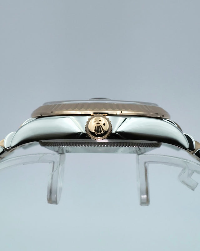 Rolex 278271 Datejust 18K/SS with Chocolate Roman Dial on Jubilee