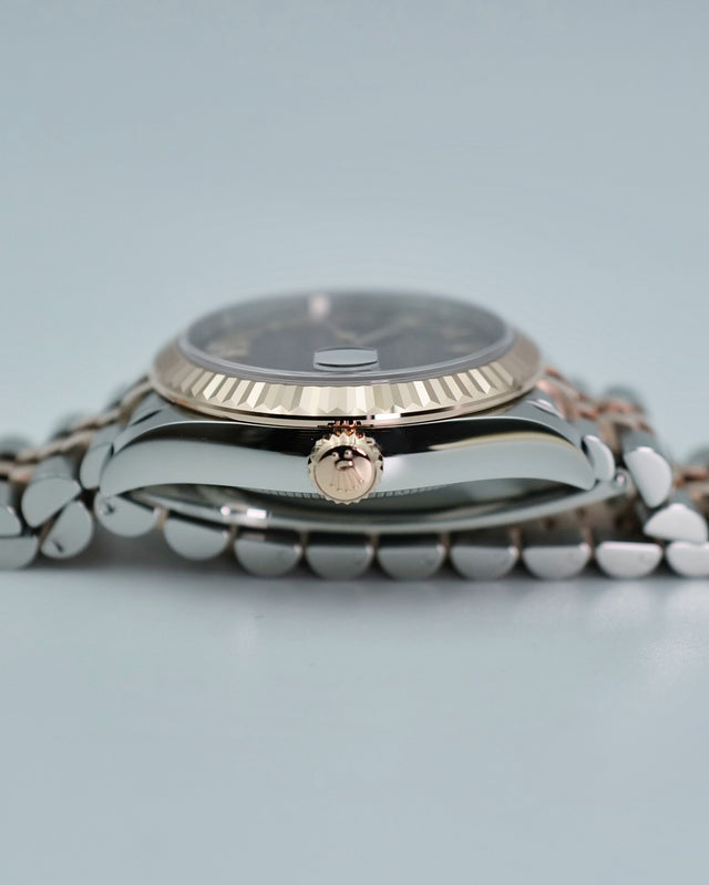 Rolex 278271 Datejust 18K/SS with Chocolate Roman Dial on Jubilee