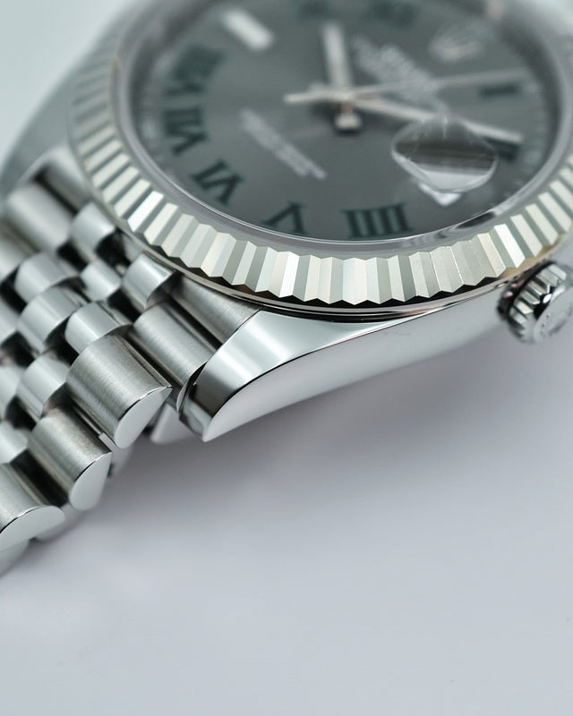Rolex 126334 Datejust 41 with Slate Roman Dial on Jubilee