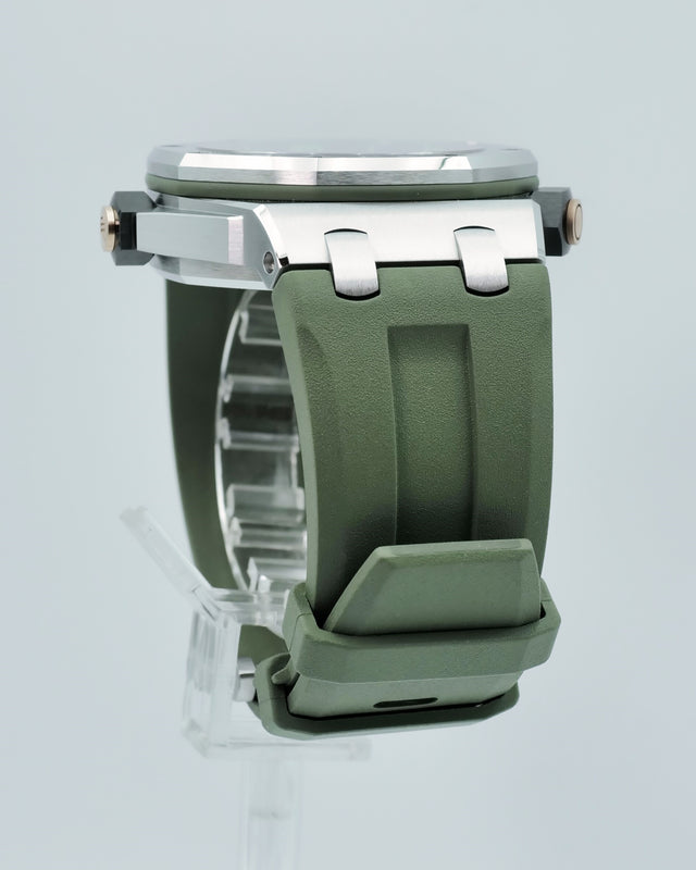 Audemars Piguet 15720ST Royal Oak Offshore Diver with Khaki Green Dial