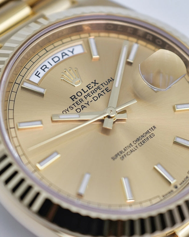 Rolex 228238 Day Date 40 18K Yellow Gold with Champagne Dial