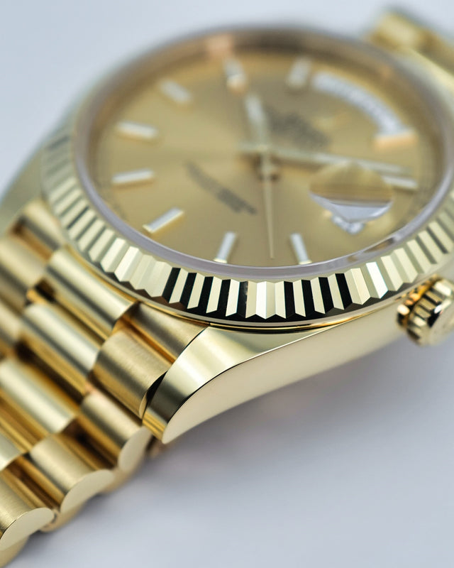 Rolex 228238 Day Date 40 18K Yellow Gold with Champagne Dial