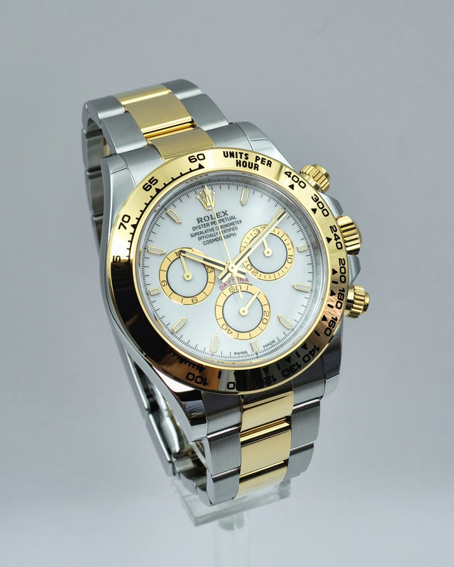 Rolex 126503 Cosmograph Daytona 18K/Stainless Steel with White Dial