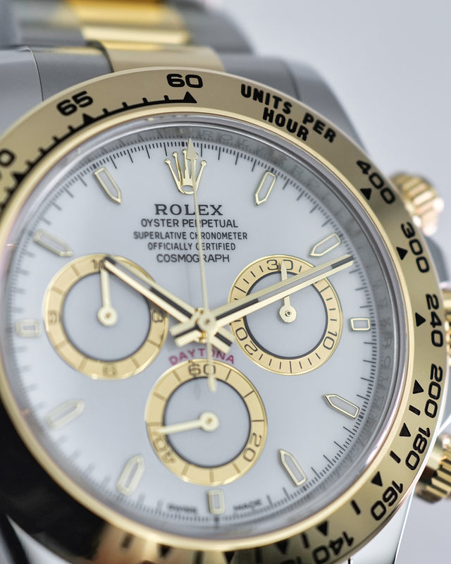 Rolex 126503 Cosmograph Daytona 18K/Stainless Steel with White Dial