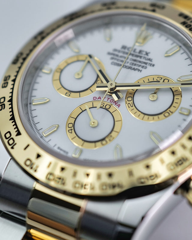 Rolex 126503 Cosmograph Daytona 18K/Stainless Steel with White Dial