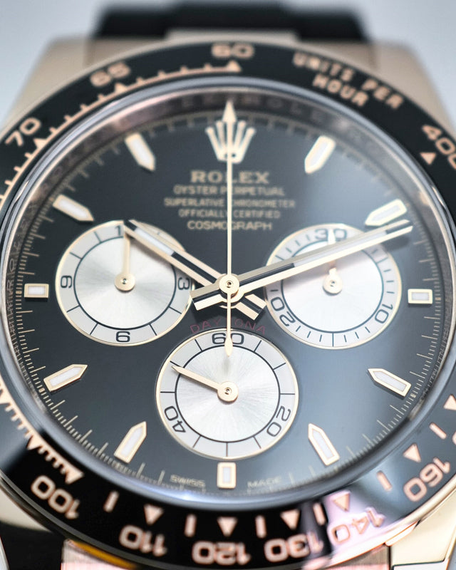 Rolex 126515LN Cosmograph Daytona 18K Rose Gold with Black Dial