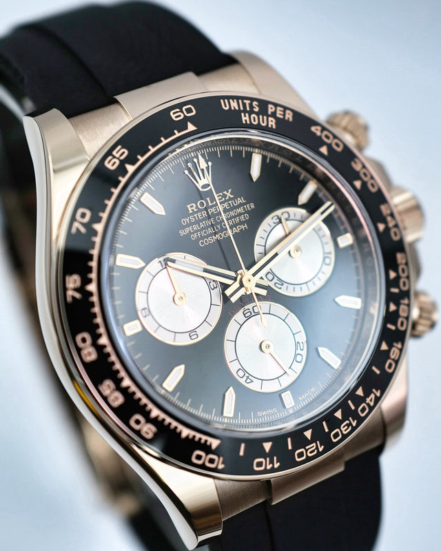 Rolex 126515LN Cosmograph Daytona 18K Rose Gold with Black Dial