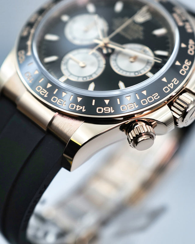 Rolex 126515LN Cosmograph Daytona 18K Rose Gold with Black Dial