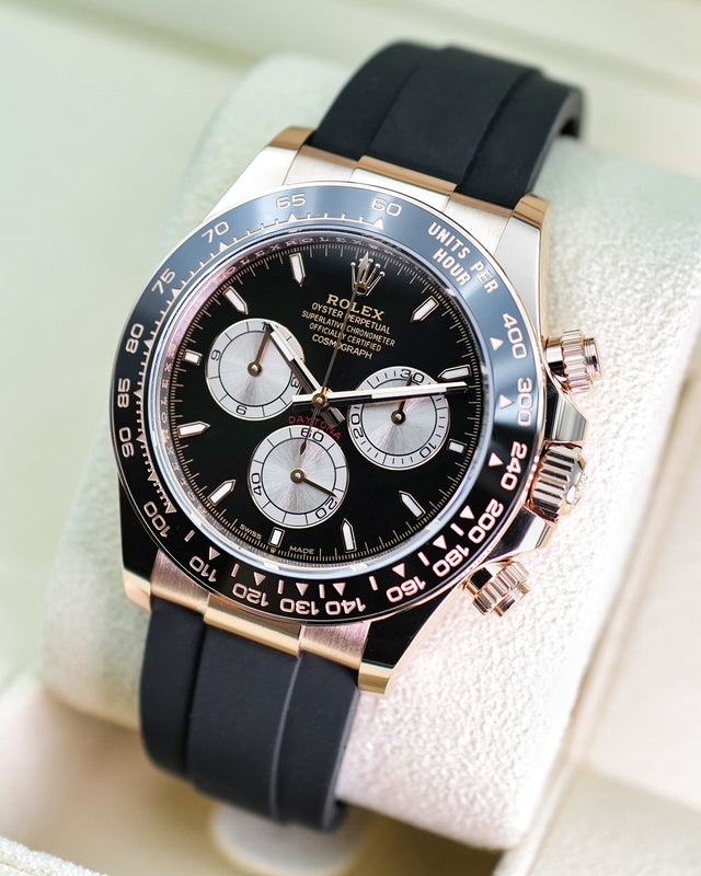 Rolex 126515LN Cosmograph Daytona 18K Rose Gold with Black Dial