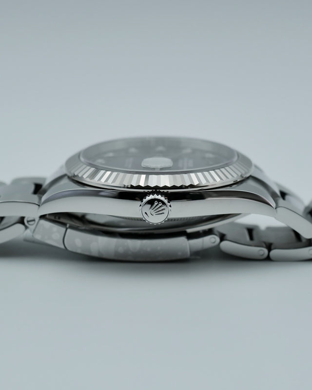 Rolex 126334 Datejust 41 with Slate Stick Dial on Oyster (New Old Stock)