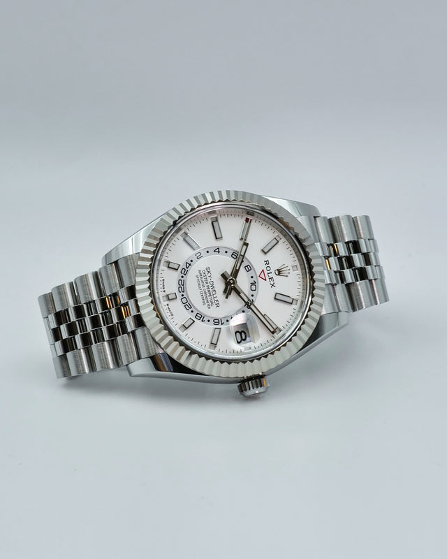 Rolex 336934 Sky-Dweller with White Dial on Jubilee