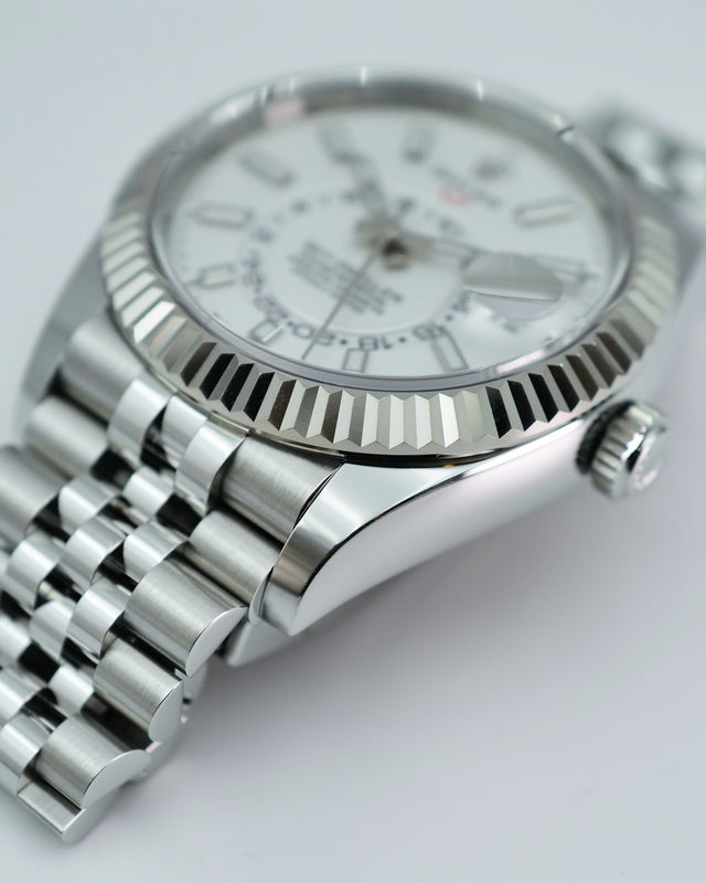 Rolex 336934 Sky-Dweller with White Dial on Jubilee