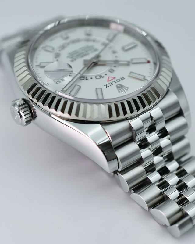 Rolex 336934 Sky-Dweller with White Dial on Jubilee