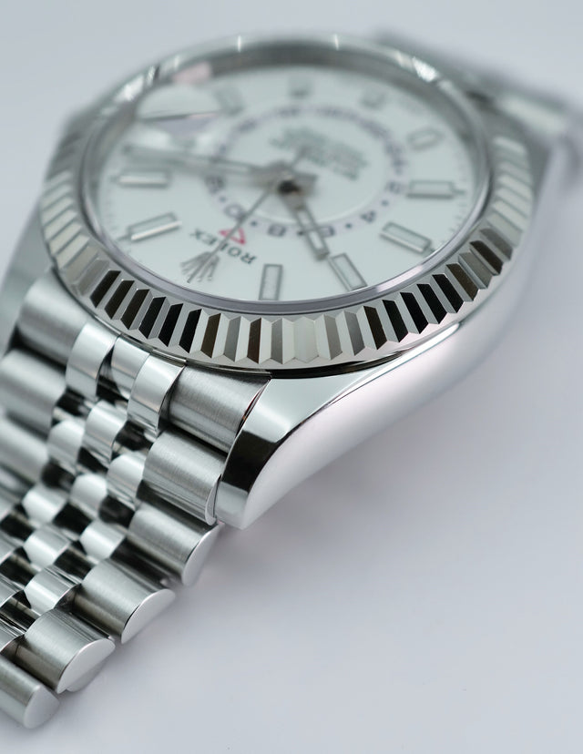 Rolex 336934 Sky-Dweller with White Dial on Jubilee