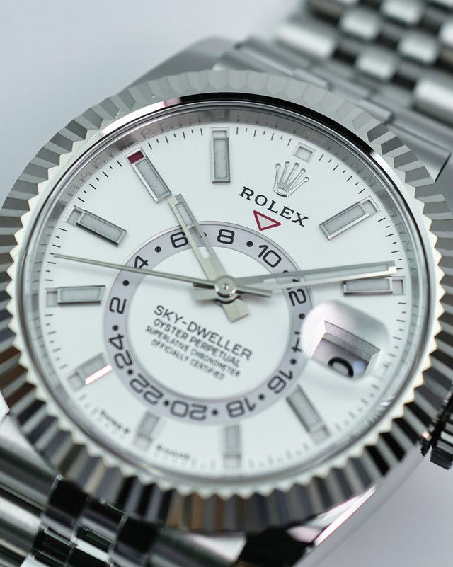 Rolex 336934 Sky-Dweller with White Dial on Jubilee