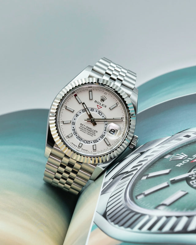 Rolex 336934 Sky-Dweller with White Dial on Jubilee