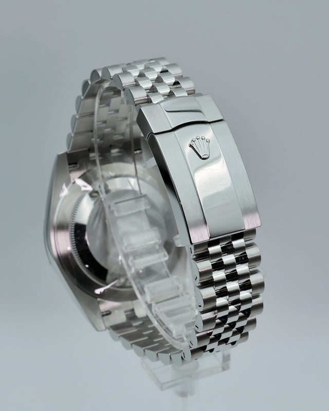 Rolex 126334 Datejust 41 with Blue Stick Dial on Jubilee