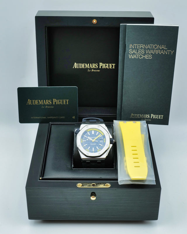 Audemars Piguet 15710ST Royal Oak Offshore Diver with Blue Dial