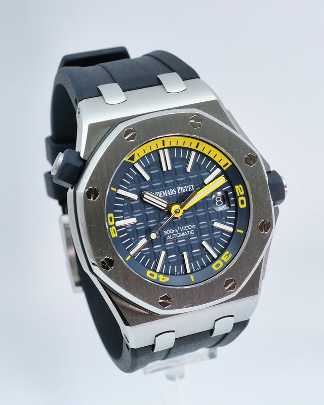 Audemars Piguet 15710ST Royal Oak Offshore Diver with Blue Dial