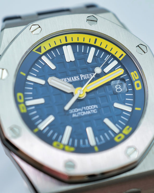 Audemars Piguet 15710ST Royal Oak Offshore Diver with Blue Dial