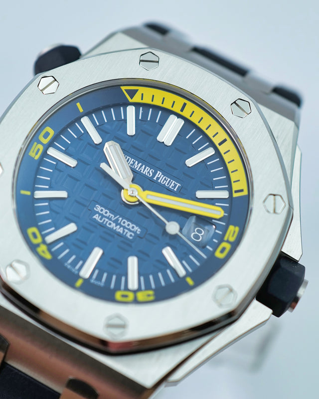 Audemars Piguet 15710ST Royal Oak Offshore Diver with Blue Dial