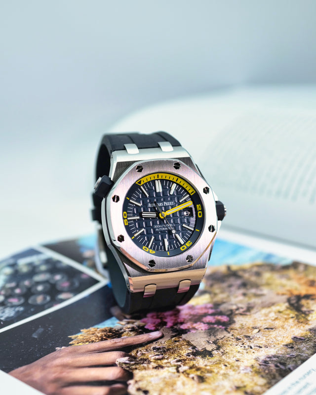 Audemars Piguet 15710ST Royal Oak Offshore Diver with Blue Dial