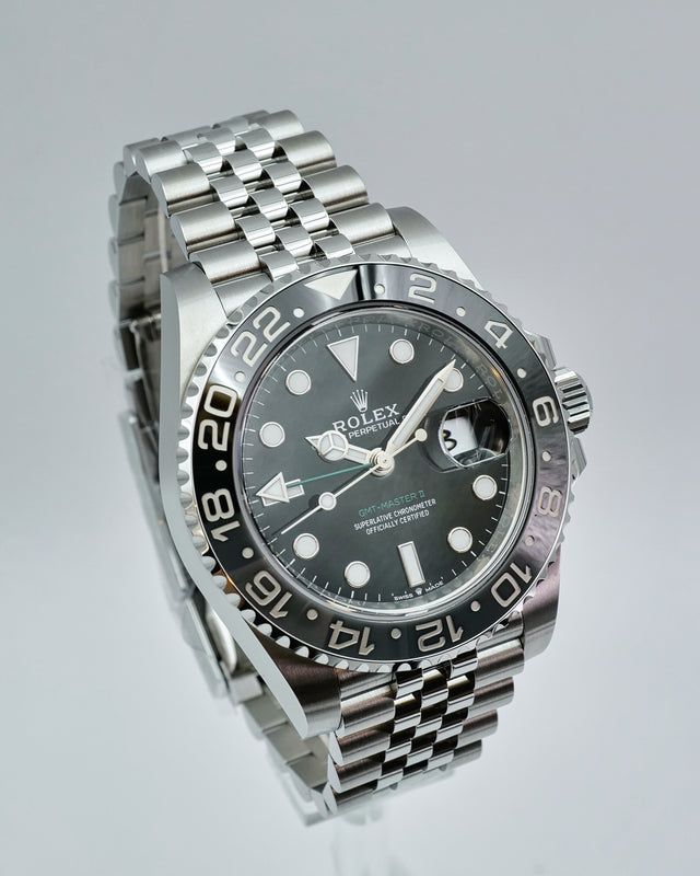 Rolex 126710GRNR GMT Master II on Jubilee